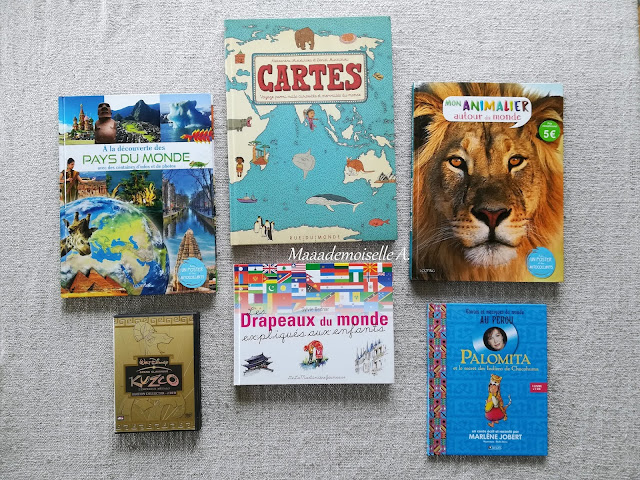 || Nos activités sur le Pérou, et découverte de la box EnVoyaJeux, livres : > A la découverte des pays du monde  > Cartes (nouvelle édition)  > Mon animalier autour du monde  > Kuzco  > Les drapeaux du monde expliqués aux enfants  > Palomita et le secret des Indiens de Chacohuma