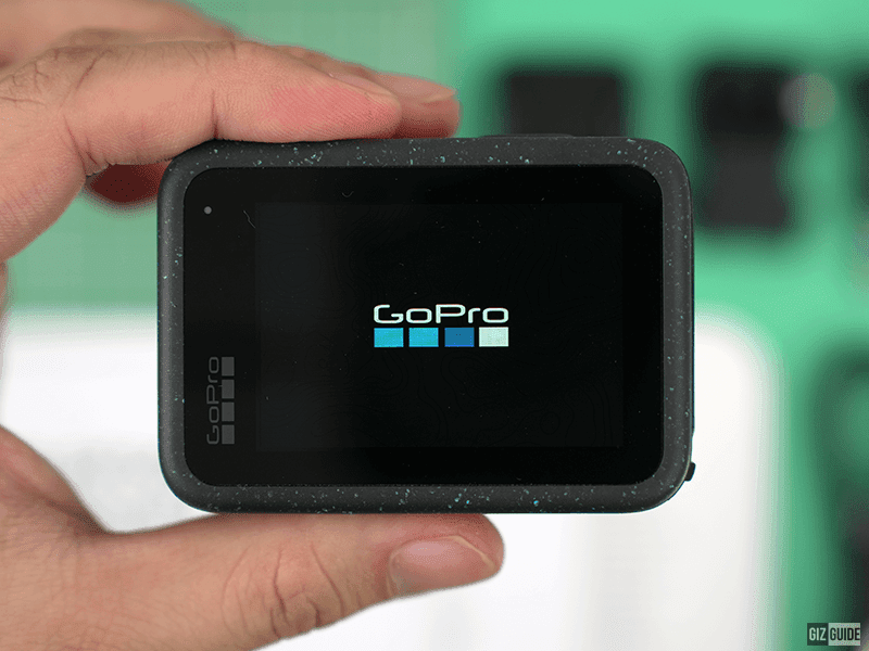 GoPro's logo during the initial boot