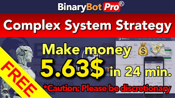 Complex System Strategy | Binary Bot Pro