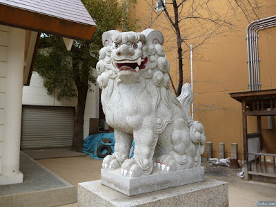 大仁八阪神社狛犬