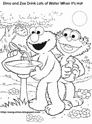 Elmo Coloring Sheets on Elmo Coloring Pages For All They Re Free And Printable