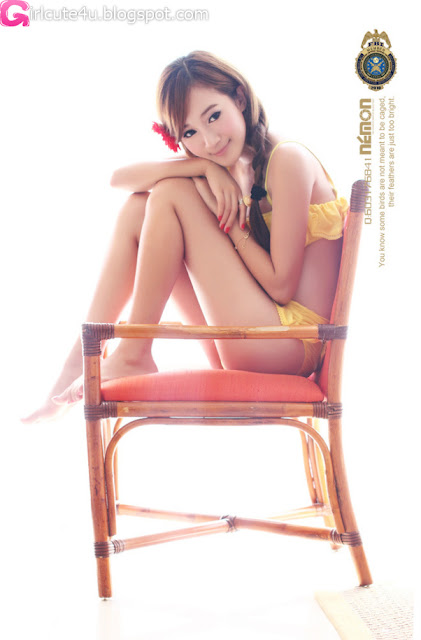 Sun-Xin-Ya-Yellow-Bikini-01-very cute asian girl-girlcute4u.blogspot.com