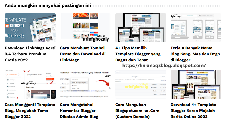 Cara Menambahkan Jumlah Artikel di Related Posts LinkMagz