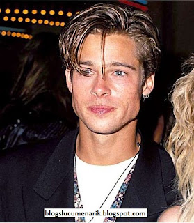 Gambar Brad Pitt dari muda remaja sehingga sekarang