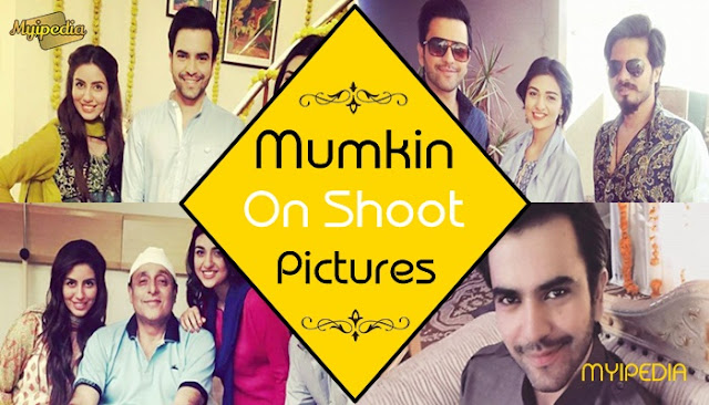 Junaid Khan & Sarah Khan On Shoot Pictures of Mumkin 