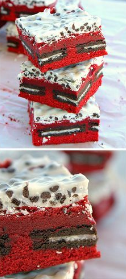 COOKIES AND CREAM RED VELVET BROWNIES