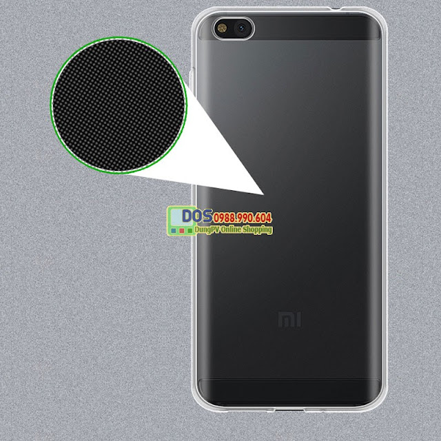 Ốp lưng xiaomi mi5c silicone siêu dẻo, bền đẹp 