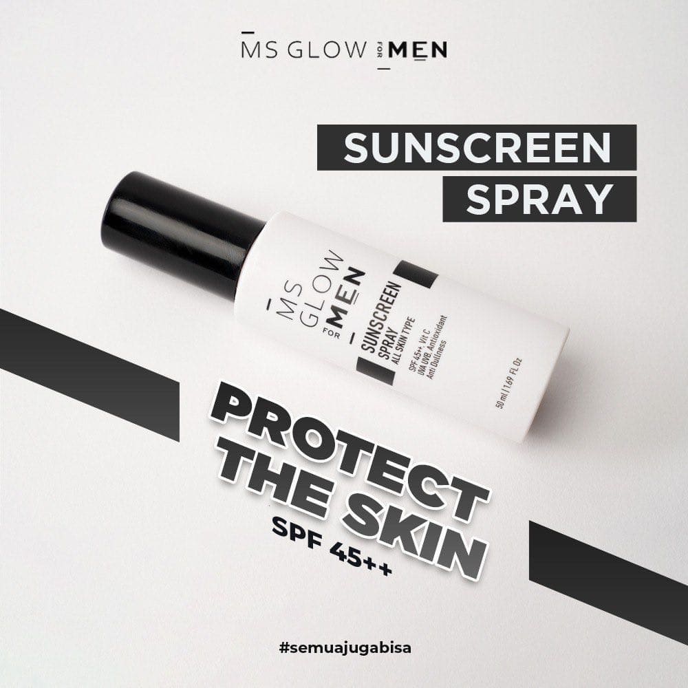 Sunscreen Spray Ms Glow For Men Original