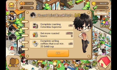 LINE I LOVE COFFEE QUEST: Do Not Miss Breakfast! 2/9