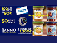 Concorso "Vinci il benessere con Zuegg" : 100 Card Decathlon, 50 Fitbit Sense e voucher Benessere