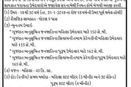 Gram Rakshak Dal Recruitment Surat 2018