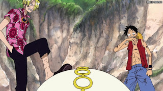 ワンピース アニメ 空島 スカイピア 164話 ルフィ サンジ | ONE PIECE Episode 164 Skypiea