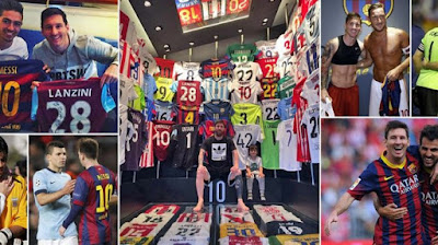Jersey Koleksi Milik Messi