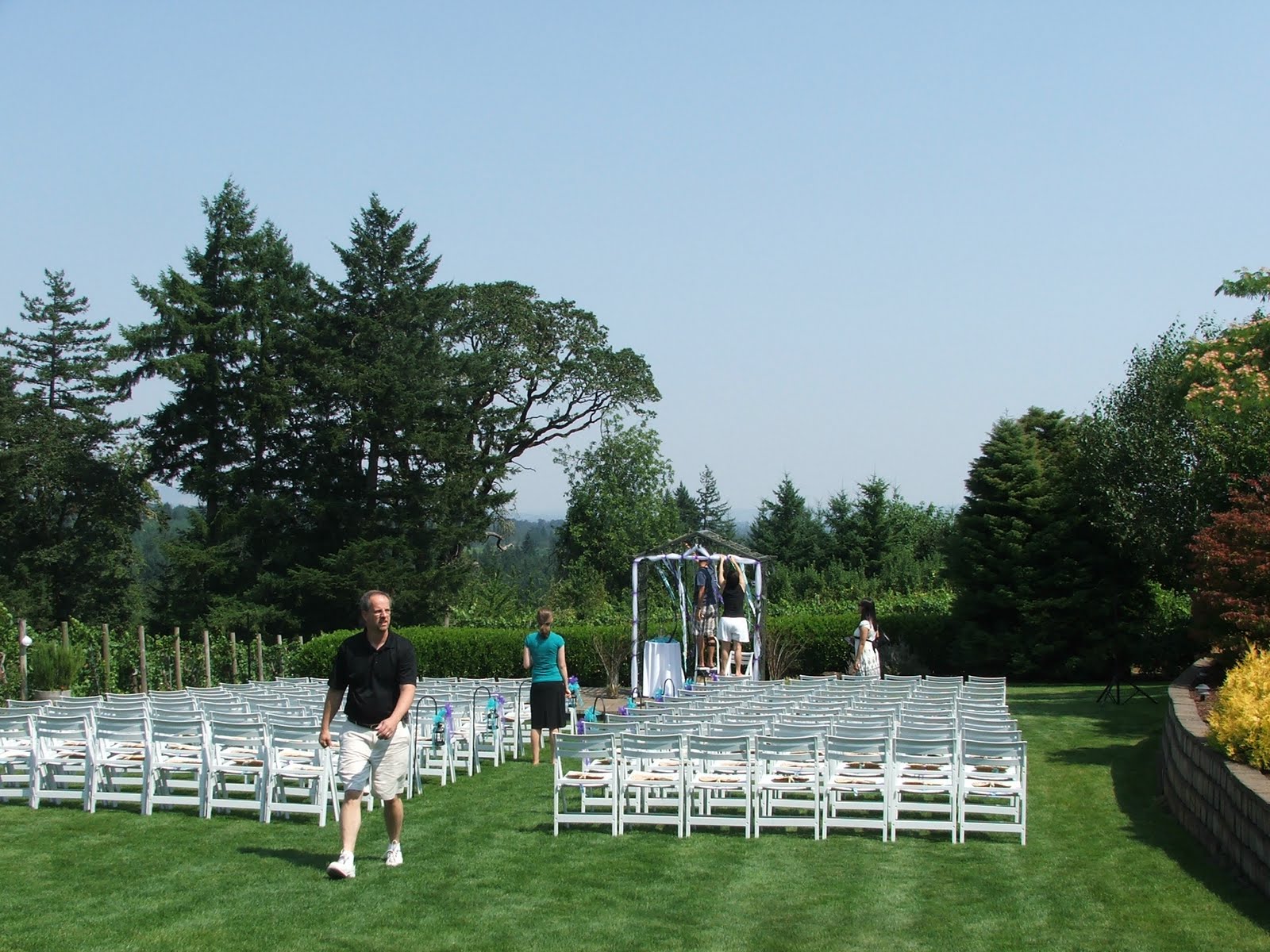 black and pink wedding