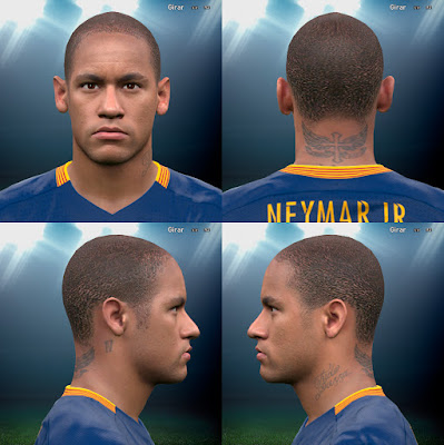 PES 2016 Neymar V.2 Face by UDJ