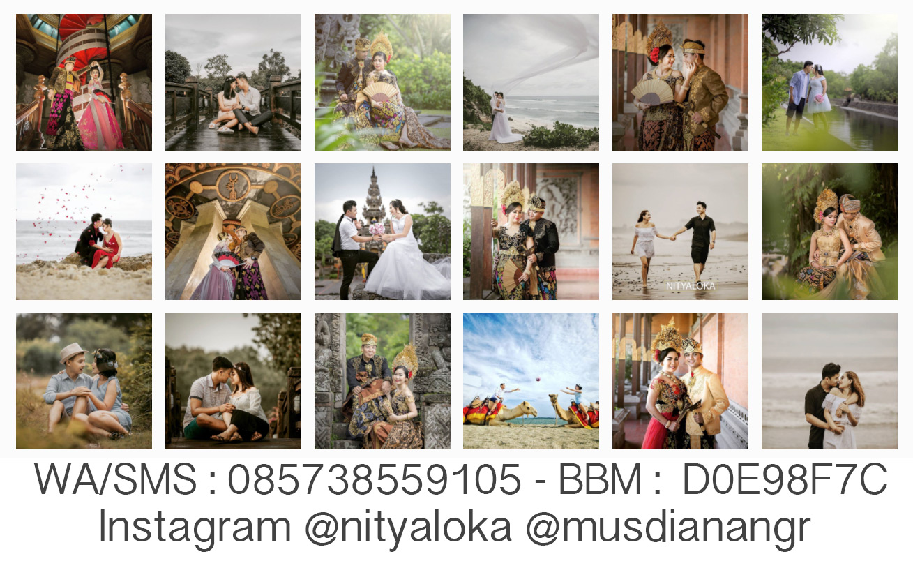 Paket Photo Video Pre Wedding Bali Rias Modifikasi Murah Paket
