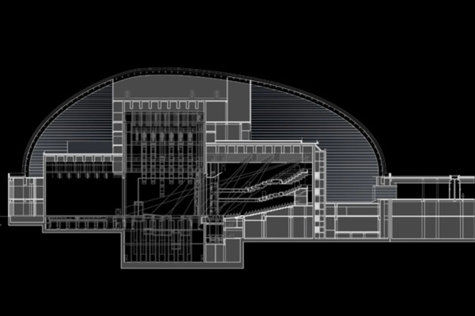 Jinan Grand Theater by Paul Andreu Architecte