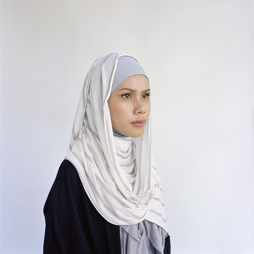 MARTIN WESTLAKE Muslim  veil  portrait series