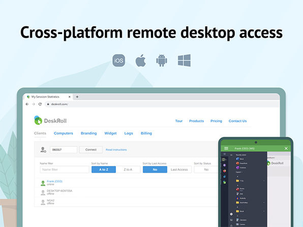 Full-Featured, Reliable, & Secure Remote Connection! Access Your Remote Desktop or Provide Remote Assistance to Your Clients in Just 30 Seconds