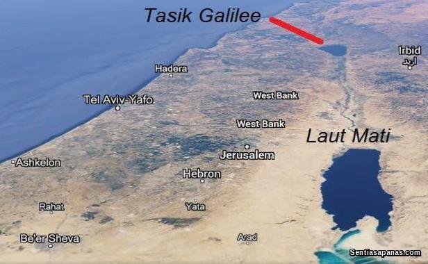 Image result for Tasik Galilee semakin kering
