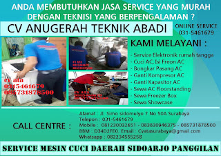 Service Mesin Cuci Daerah Sidoarjo Panggilan 