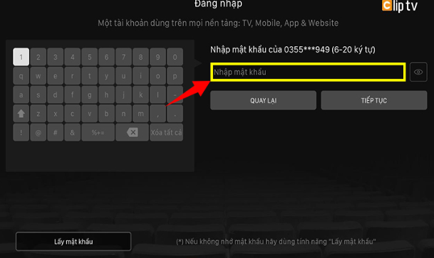 Cách cài đặt và đăng nhập ứng dụng ClipTV