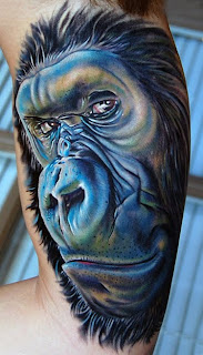 gorilla tattoo design