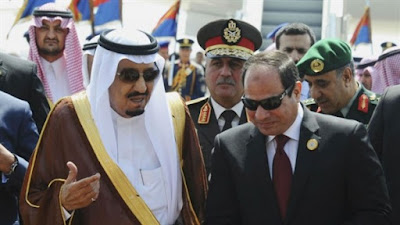 الرئيس عبد الفتاح السيسى- والملك سلمان بن عبد العزيز  