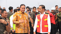 Mas Tri Dampingi Jokowi Resmikan Tol Layang Japek