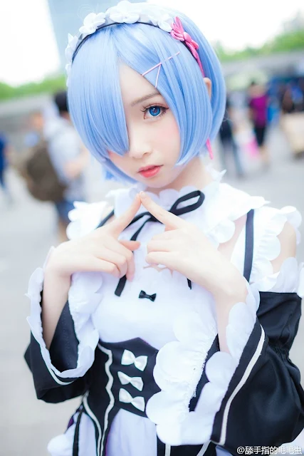 20+ Best Cosplay Rem dari Anime Re-Zero Paling Cantik dan Seksi