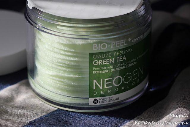  Neogen Dermalogy Bio-Peel Gauze Peeling Green Tea / Трехслойные пилинговые диски с зеленым чаем  