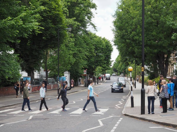 Abbey Road crossing, London, UK.