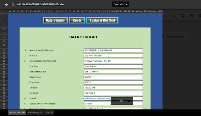 Aplikasi Skoring Akreditasi SD SMP SMA SMK