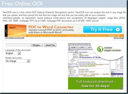 free online ocr