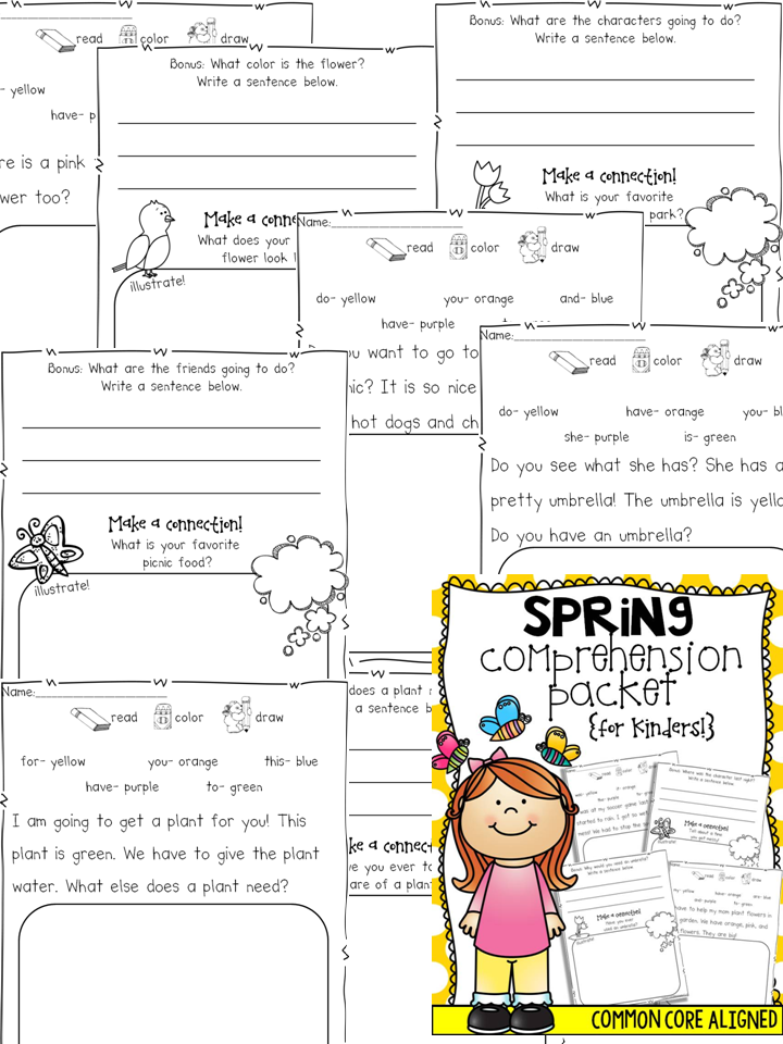 http://www.teacherspayteachers.com/Product/Comprehension-for-Kindergarten-The-Seasonal-BUNDLE-1330262