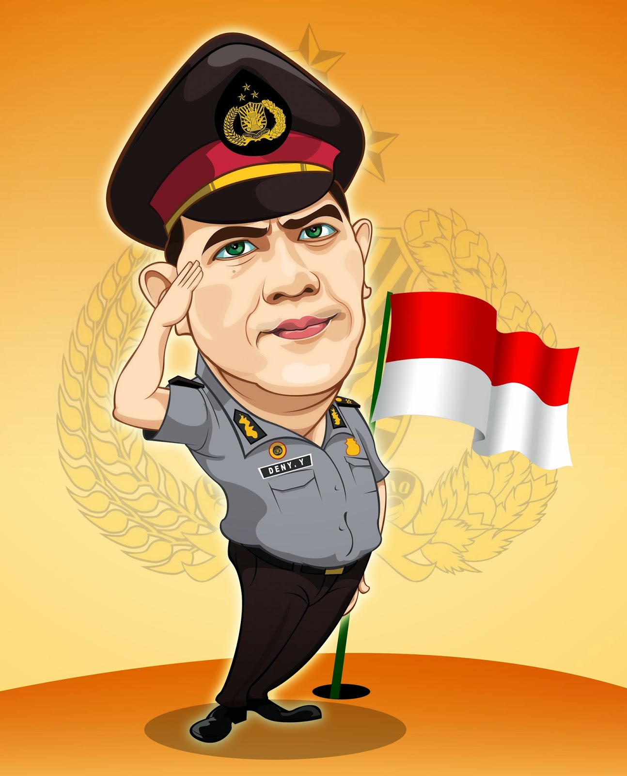 Kumpulan Gambar  Karikatur Polisi  Indonesia Duinia Kartun 