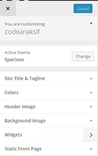 Kostumasi Menu Appearance di Wordpress