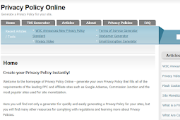 Begini Cara Membuat Halaman Privacy Policy Yang Benar Untuk Blog Anda