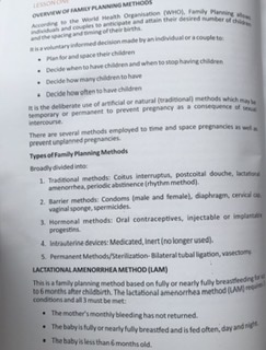 NEW FAMILY PLANNING METHOD (DMPA)