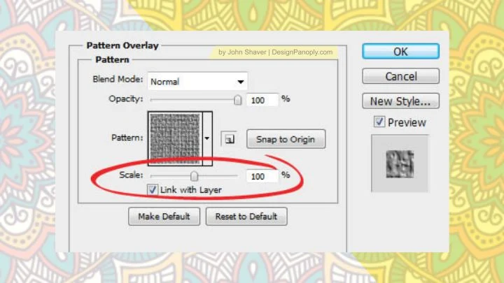 Cara Menggunakan Pattern Overlay di Photoshop Layer Style