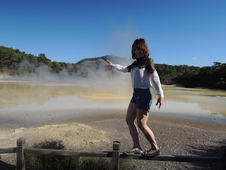 rotorua, new zealand, wai o tapu, hotspring