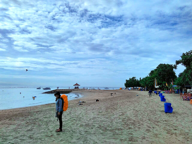 Pantai Sanur, Bali, dermaga fast boat ke Nusa Penida