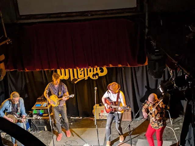 Band playing at Whelan's in Dublin (viewed from above)