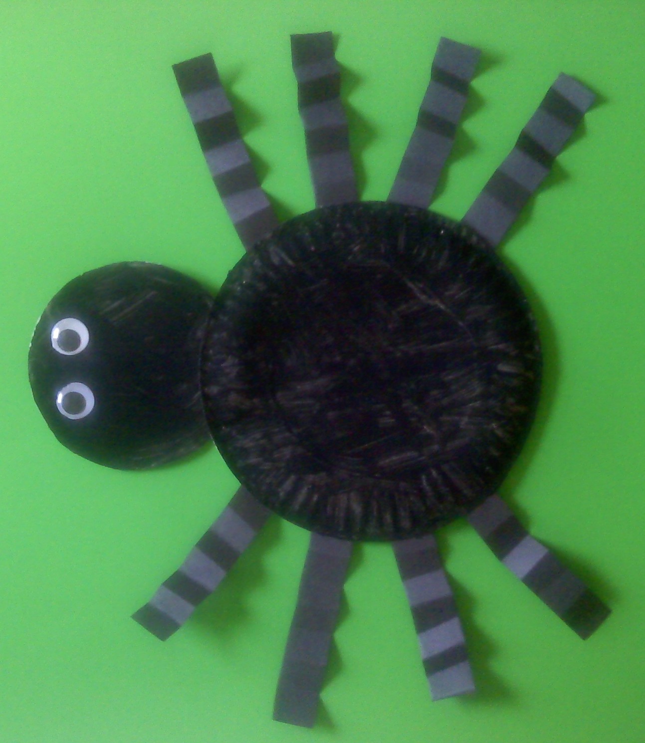  Crafts  For Preschoolers Paper  Plate Spider 