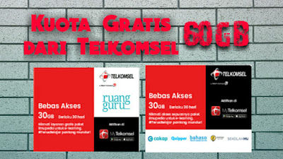 kuota gratis telkomsel 60gb