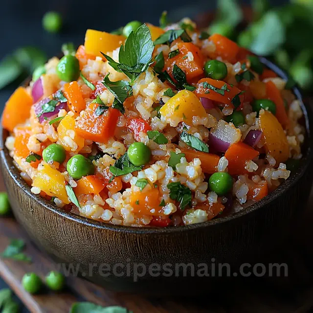 Gluten-Free Cauliflower Rice Stir-Fry – Low-Carb, Flavorful Dinner Option