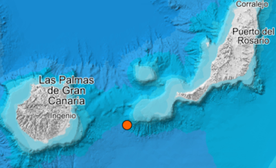 terremoto entre gran canaria y fuerteventura abril 2023