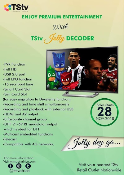 TSTV marks November 28th, As The Date The Promised Jolly Decoder (First Premium Decoder) To Be Launched.