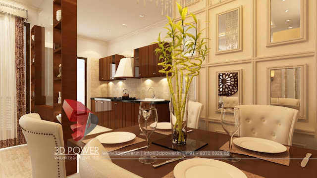 Kitchen Interior Rendering Designs