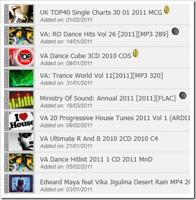 Music Torrents Index